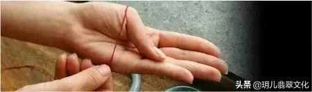 手镯圈口尺寸的测量方法，用软绳计算合适的手镯圈口  第2张