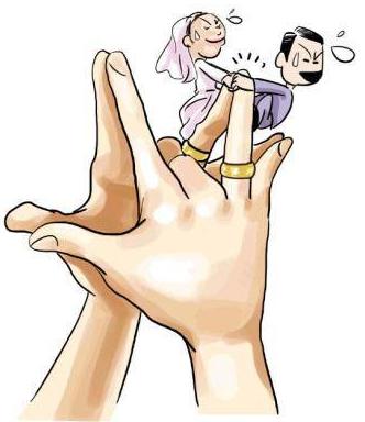 结婚戒指戴无名指是什么意思，戒指戴在左手无名指是什么意思（戒指戴左手无名指是什么意思？）  第5张