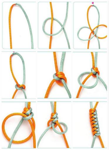 绳结打法图解绳子图片