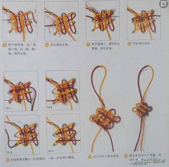 手串怎么穿绳视频教程,手串的穿法和打结方法  第2张