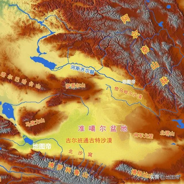 我国四大盆地】柴达木盆地食指尺寸对照表「中国最大的沙漠地图」  第2张