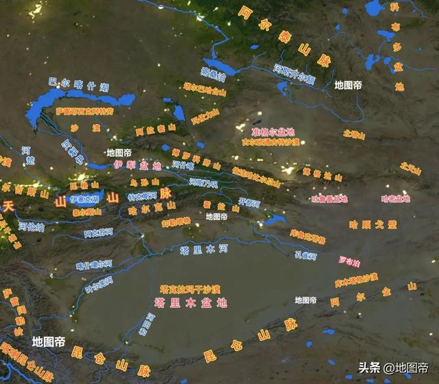 我国四大盆地】柴达木盆地食指尺寸对照表「中国最大的沙漠地图」  第3张
